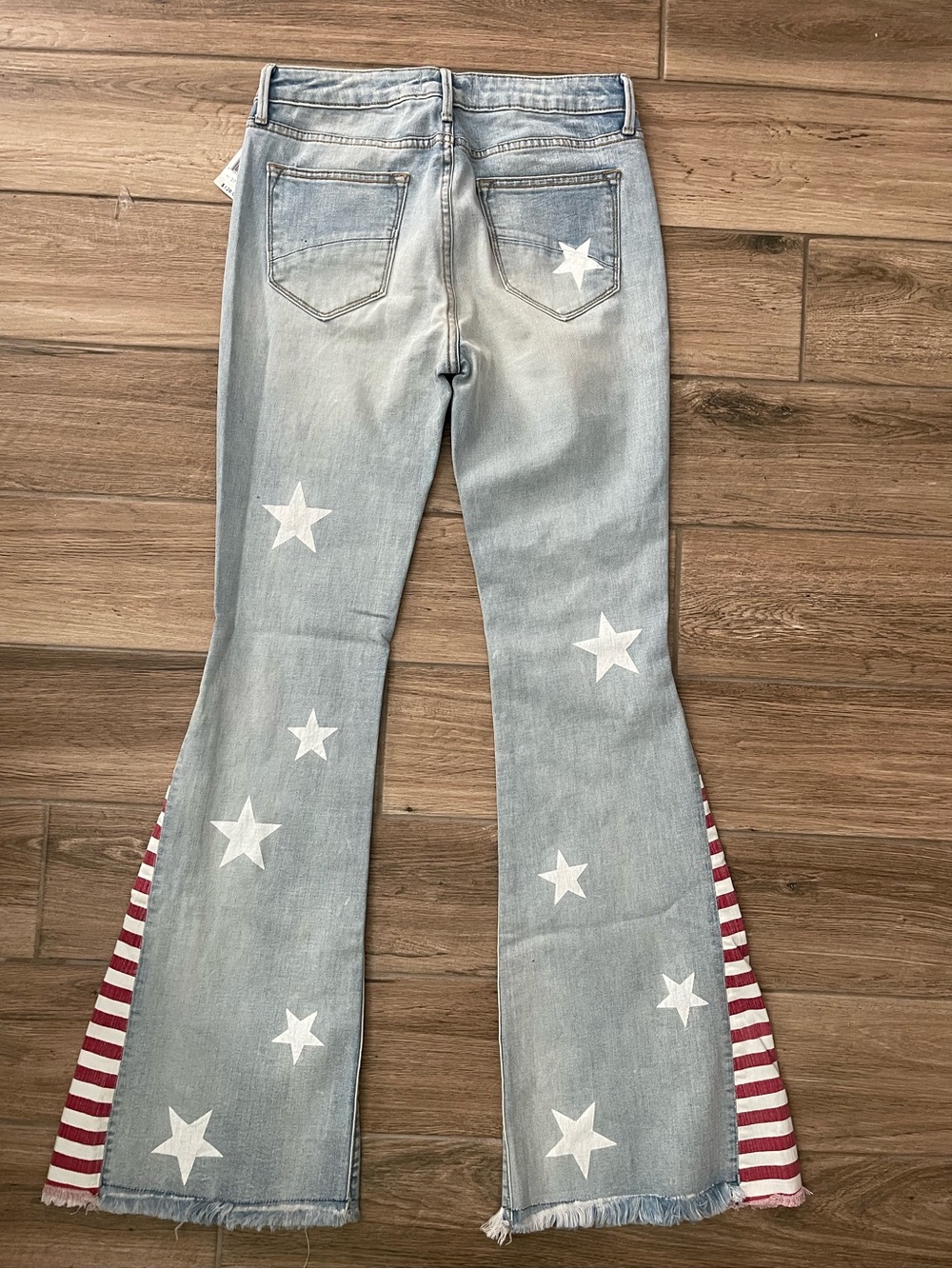 DRIFTWOOD FLARE JEANS "STARS & STRIPES FARRAH" - Picture 7 of 10